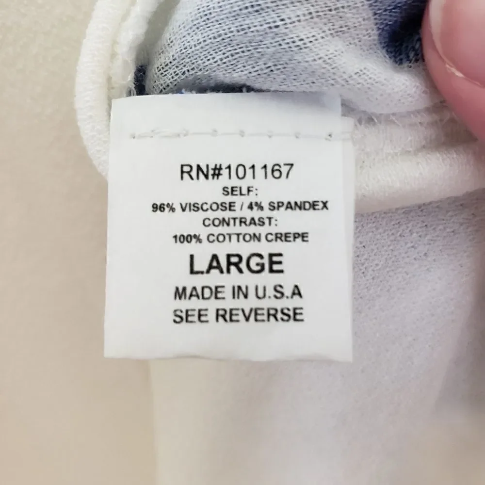 K&C Wing Sleeve High Low Blouse - Picture 4 of 7